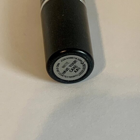 Mac Have Your Cake Pink Purple Matte Lipstick Limited Edition **USED** Rare y2k - Picture 4 of 6